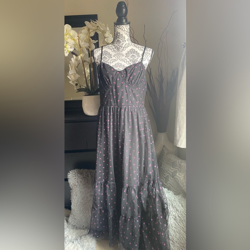 Betsey Johnson Tulle Maxi Dress